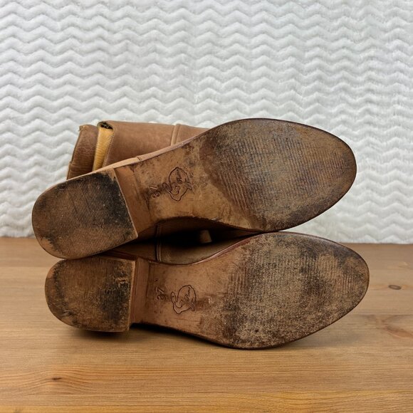 Vtg Womens Knee High Leather Riding Style Boots 1.5 Heel Sz 6.5 US- 37 EU Y2K - Picture 9 of 15